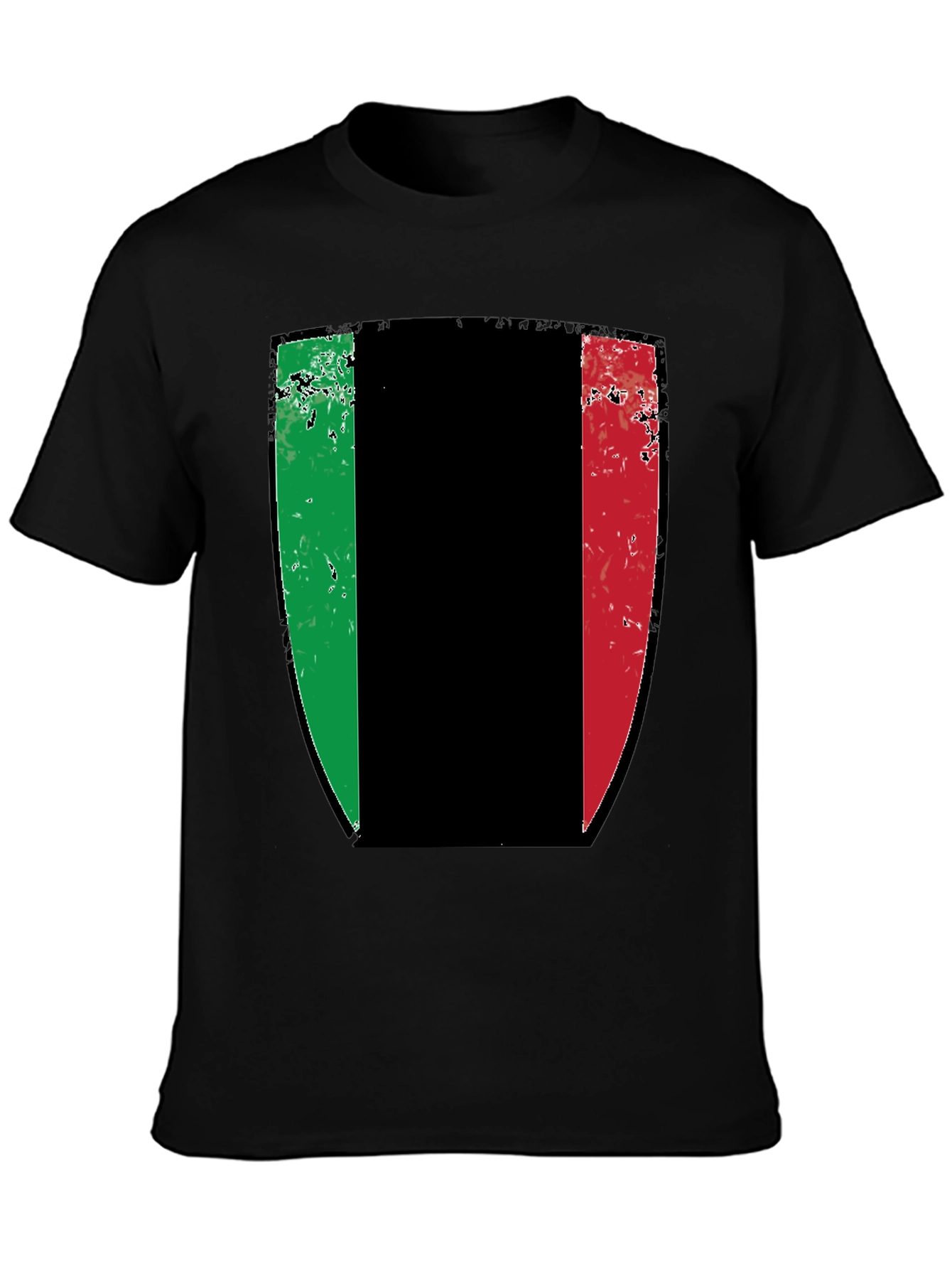 Italian Flag Shield Graphic T-Shirt