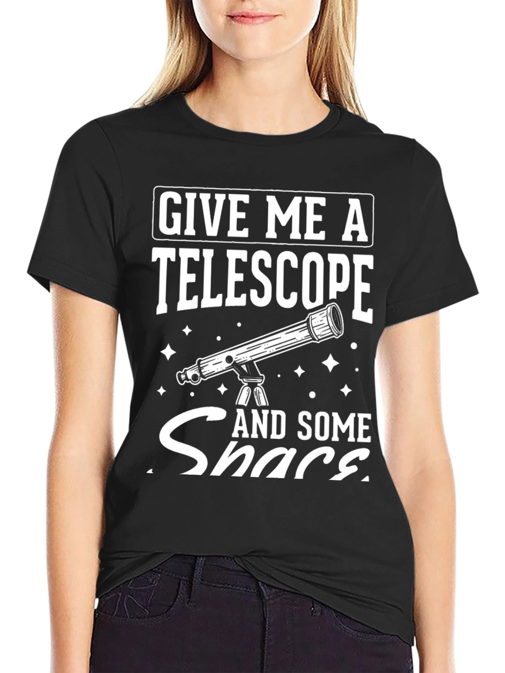 Give Me a Telescope T-Shirt - Astronomy Lover Tee