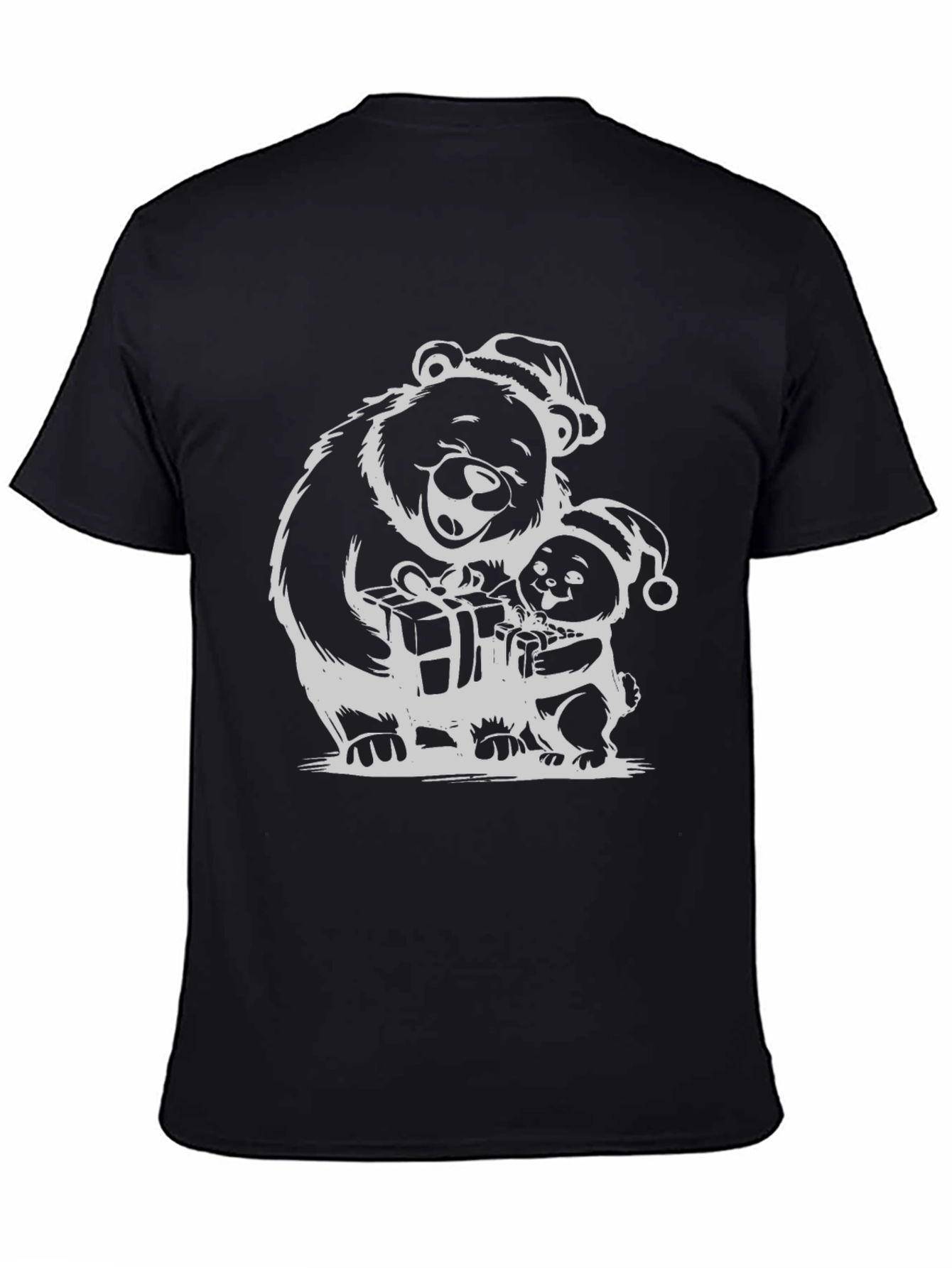 Festive Bear Family Holiday T-Shirt