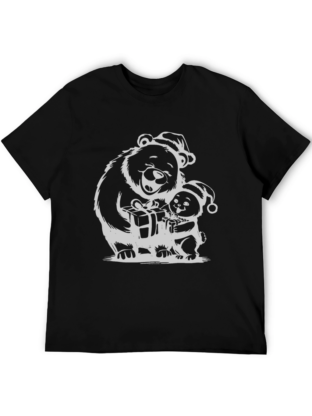Festive Bear Family Holiday T-Shirt
