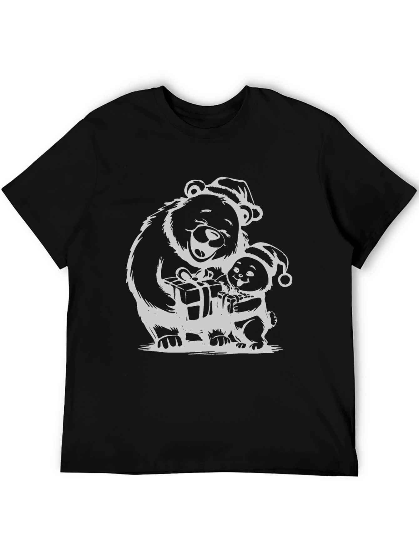 Festive Bear Family Holiday T-Shirt