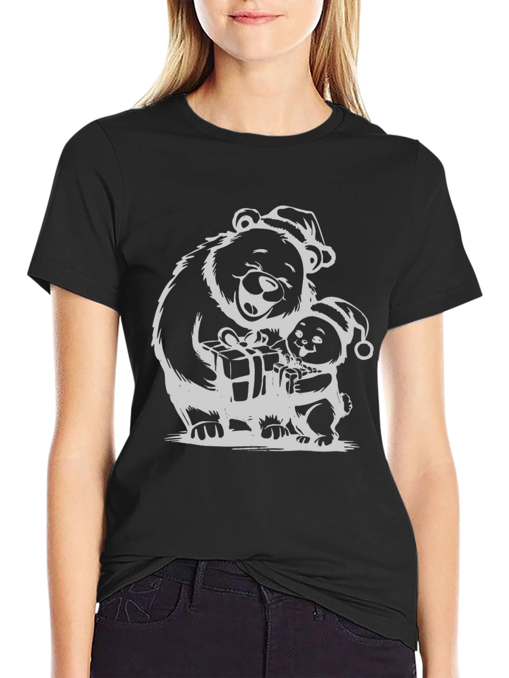 Festive Bear Family Holiday T-Shirt