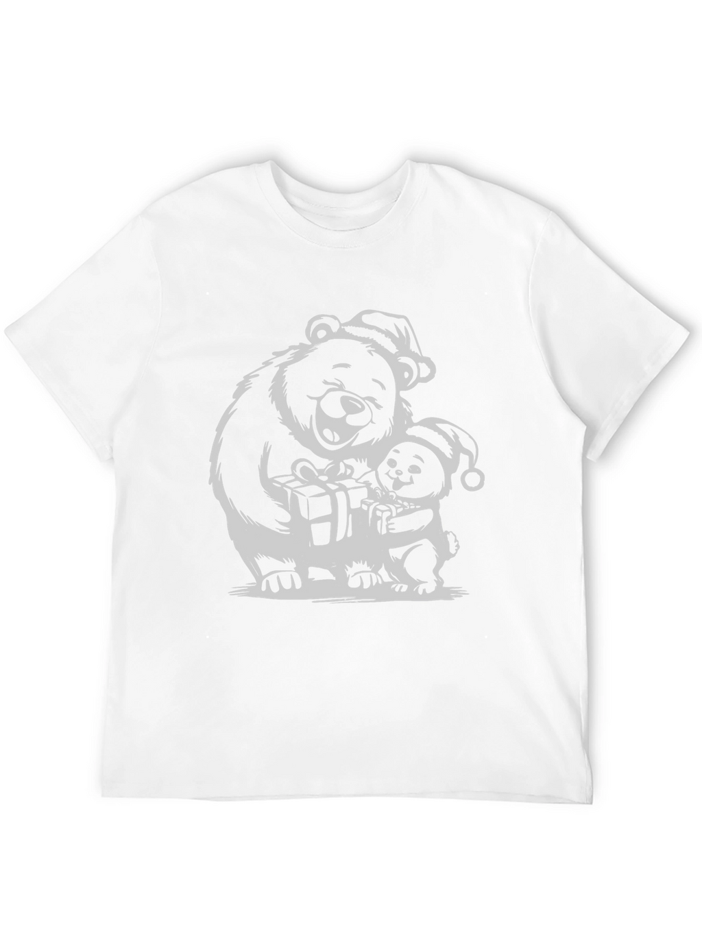 Festive Bear Family Holiday T-Shirt