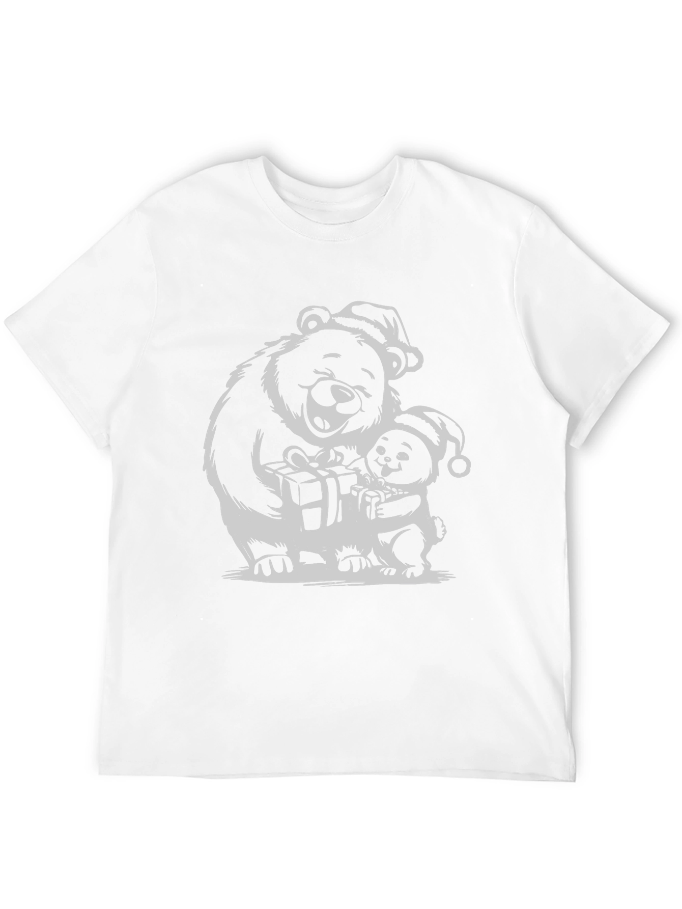 Festive Bear Family Holiday T-Shirt