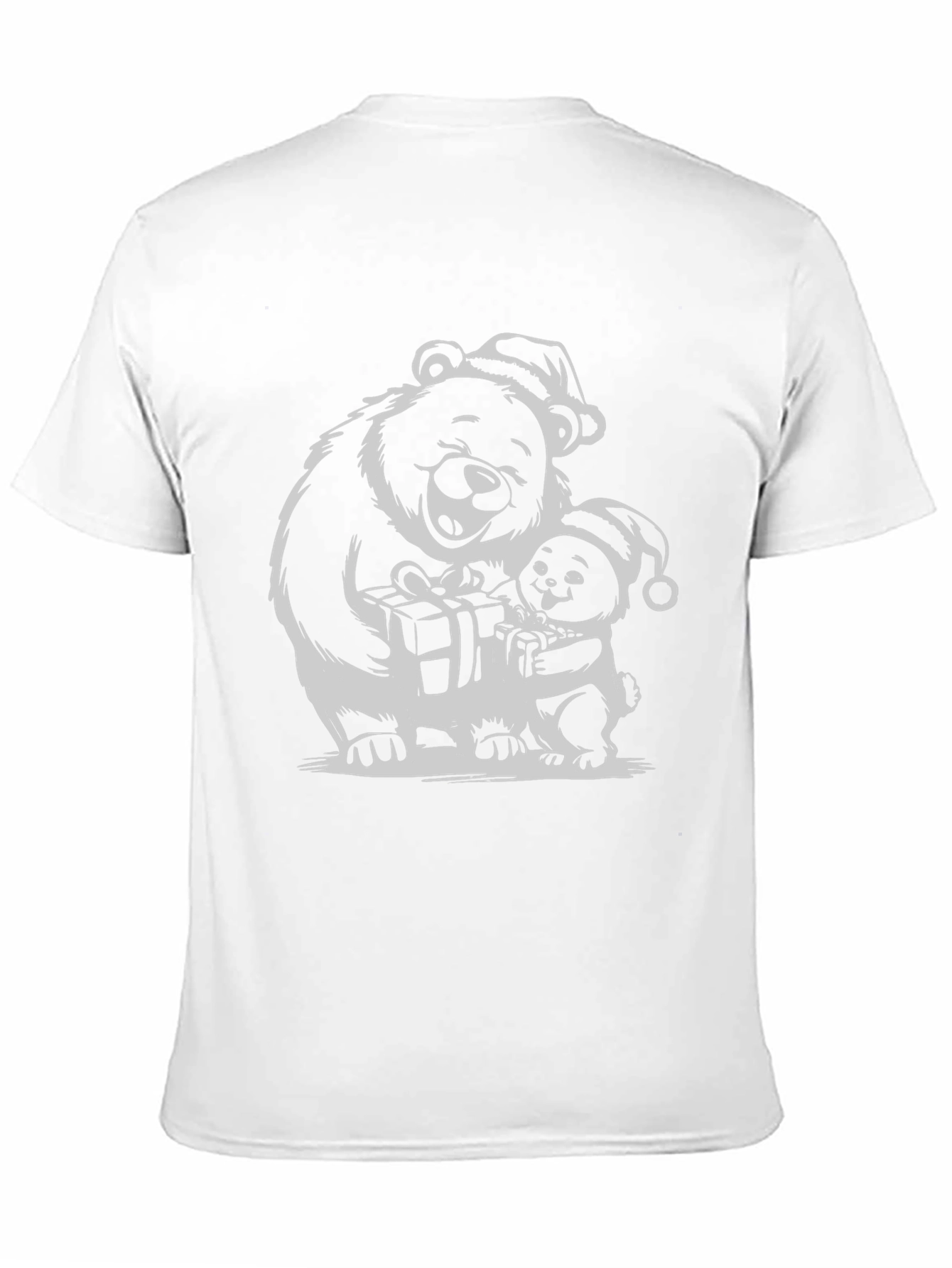 Festive Bear Family Holiday T-Shirt