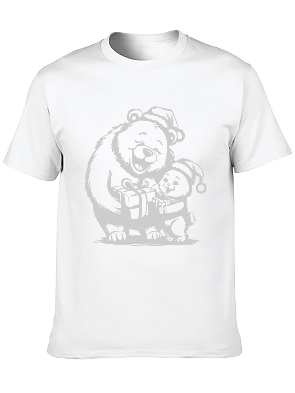 Festive Bear Family Holiday T-Shirt