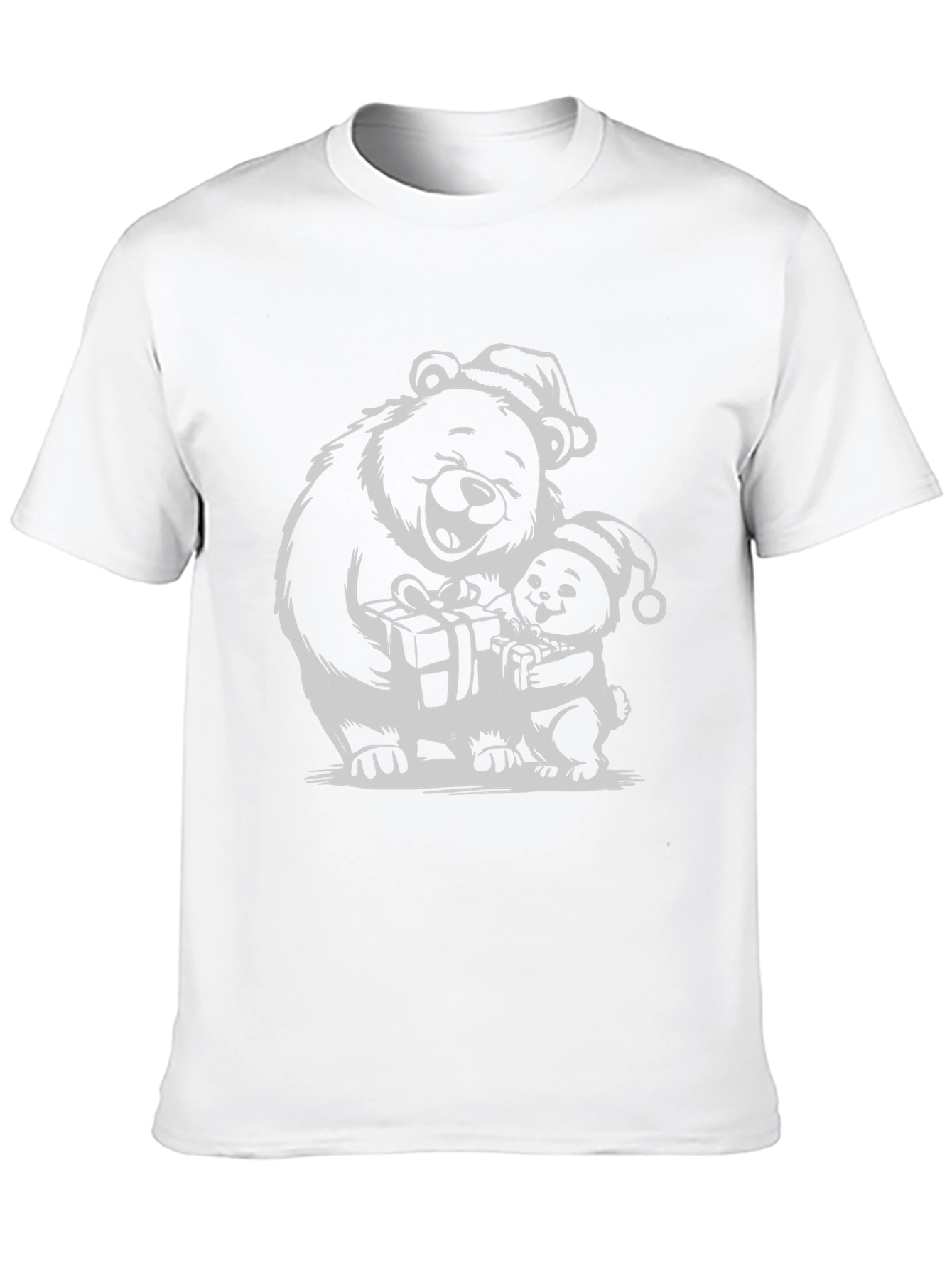 Festive Bear Family Holiday T-Shirt