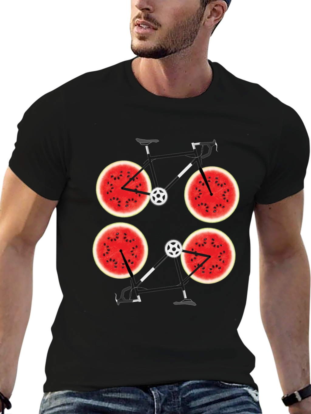 Watermelon Bike Graphic Tee