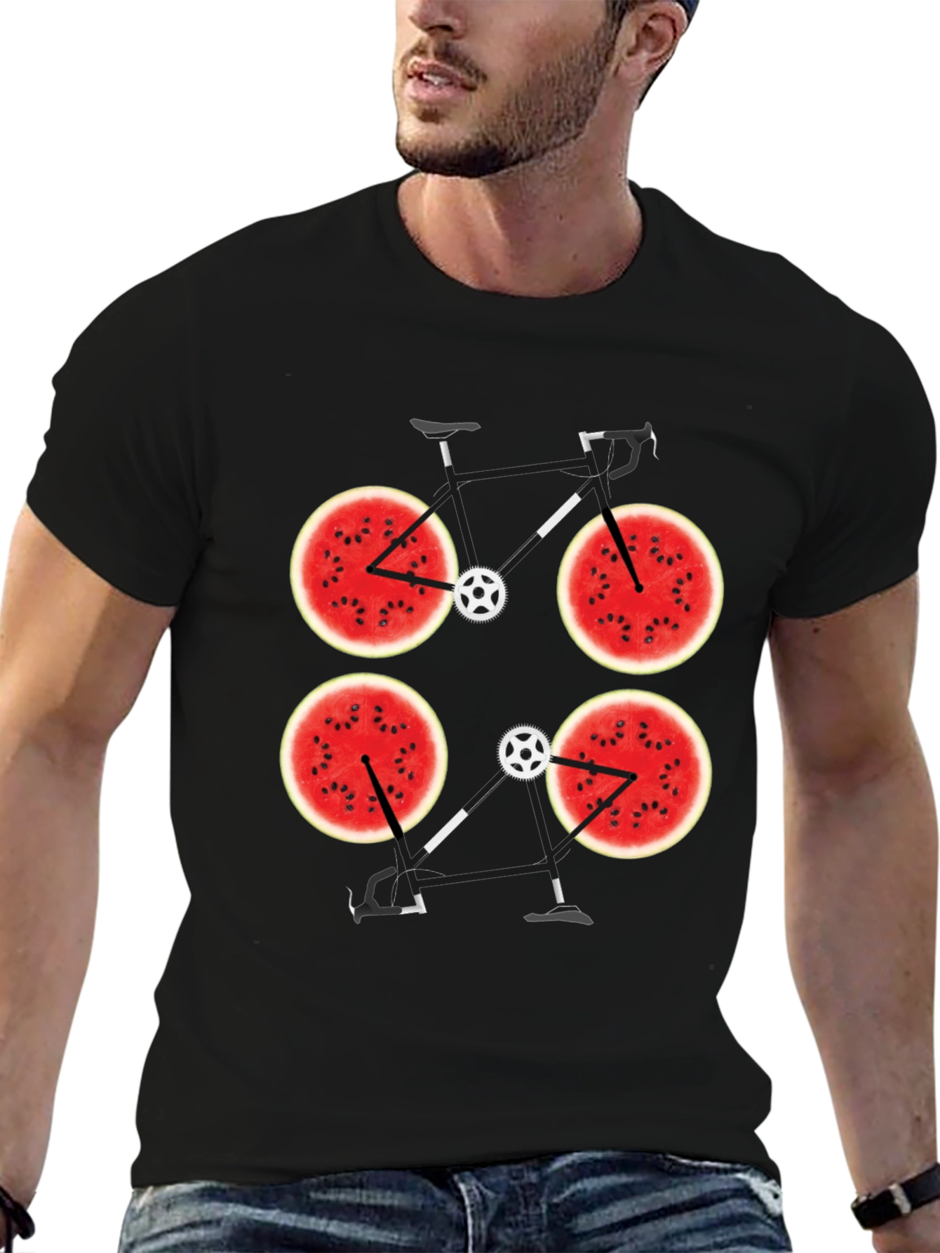 Watermelon Bike Graphic Tee