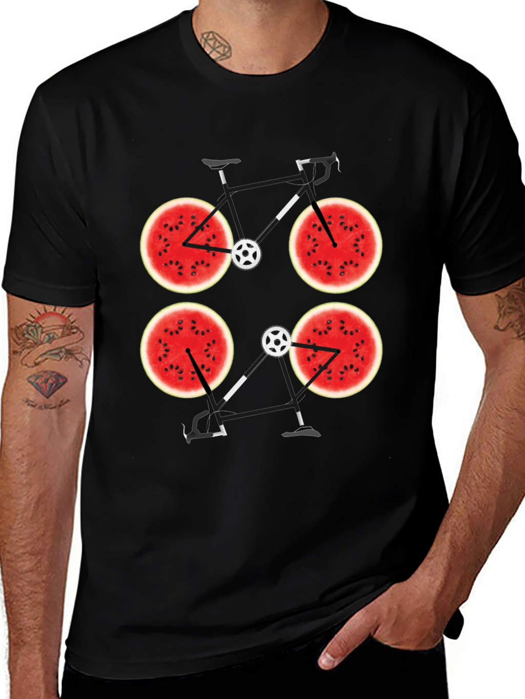 Watermelon Bike Graphic Tee