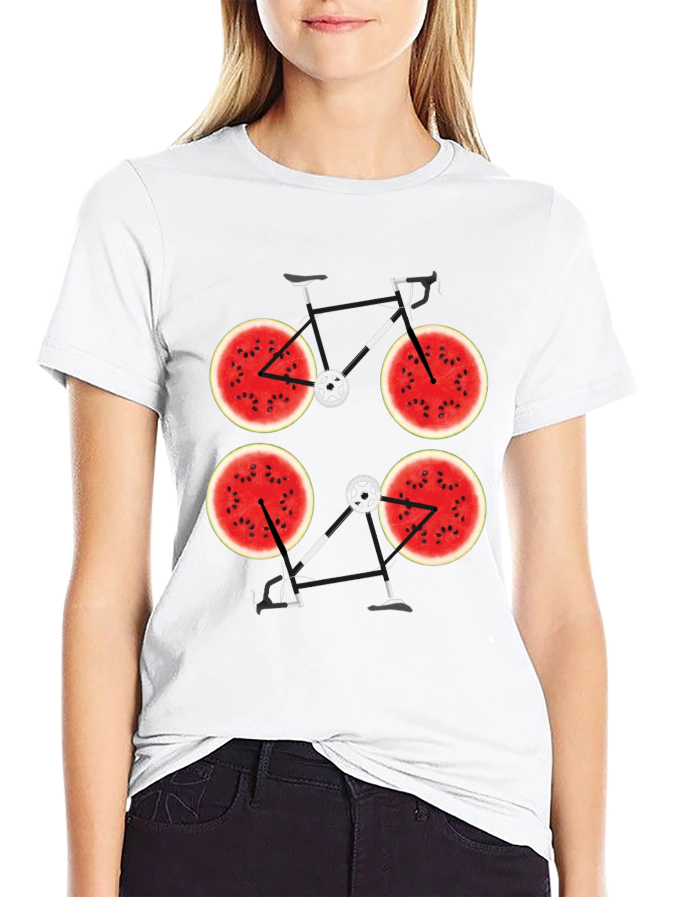 Watermelon Bike Graphic Tee