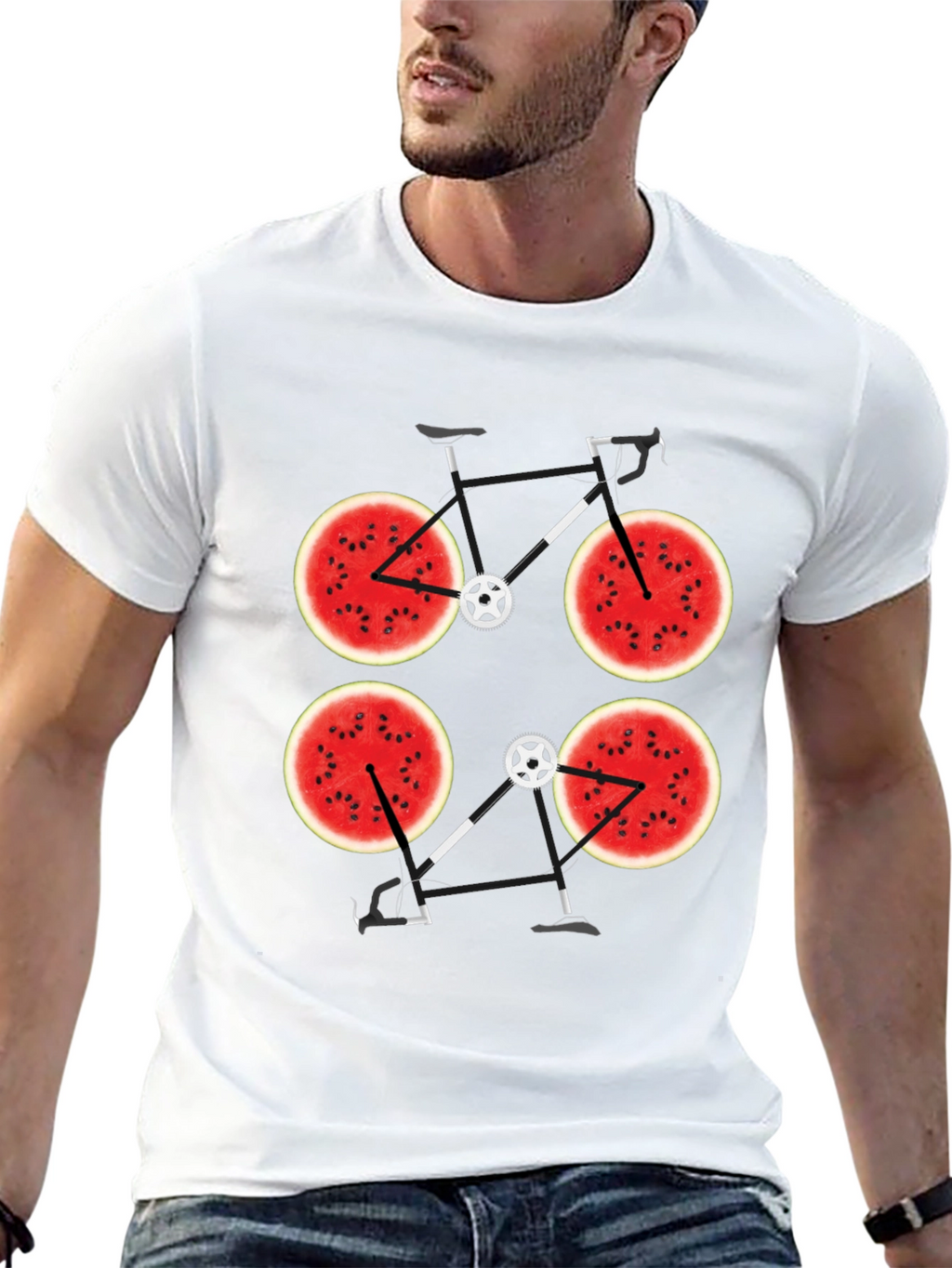 Watermelon Bike Graphic Tee