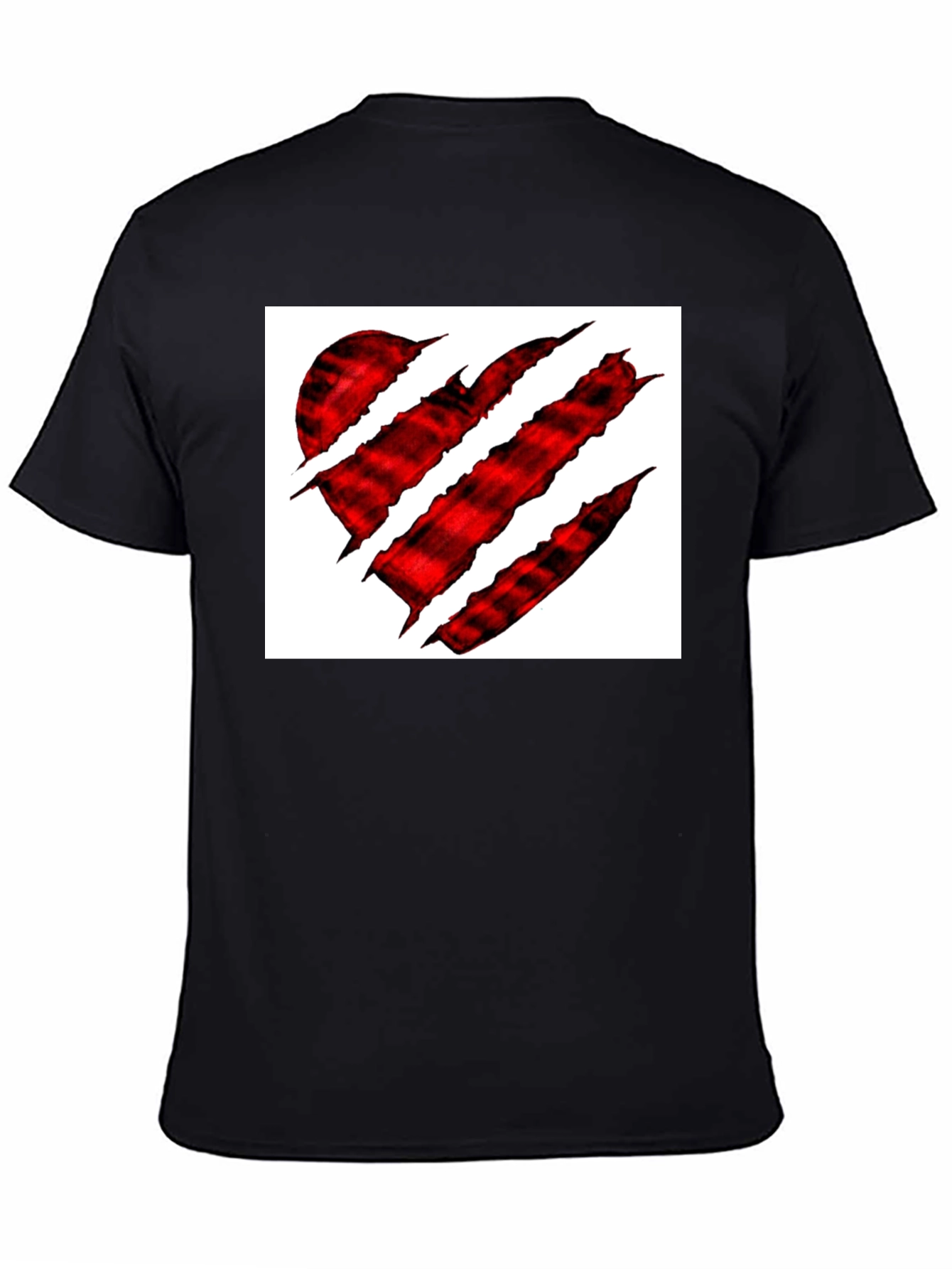 Claw Heart Graphic Black T-Shirt