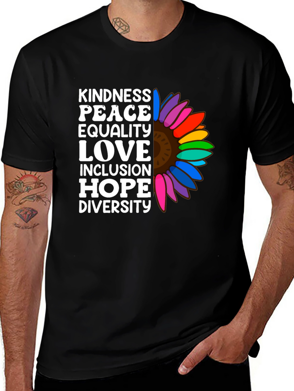 Kindness Peace Equality Love Inclusion T-Shirt