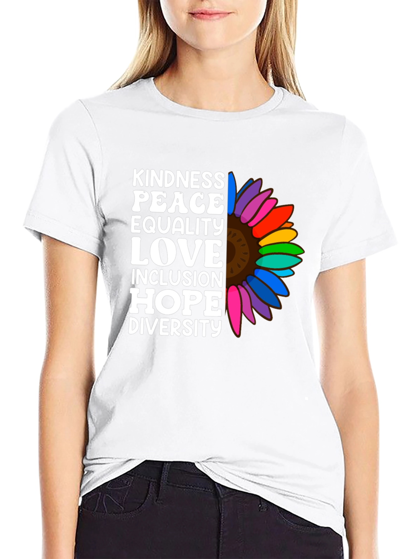 Kindness Peace Equality Love Inclusion T-Shirt