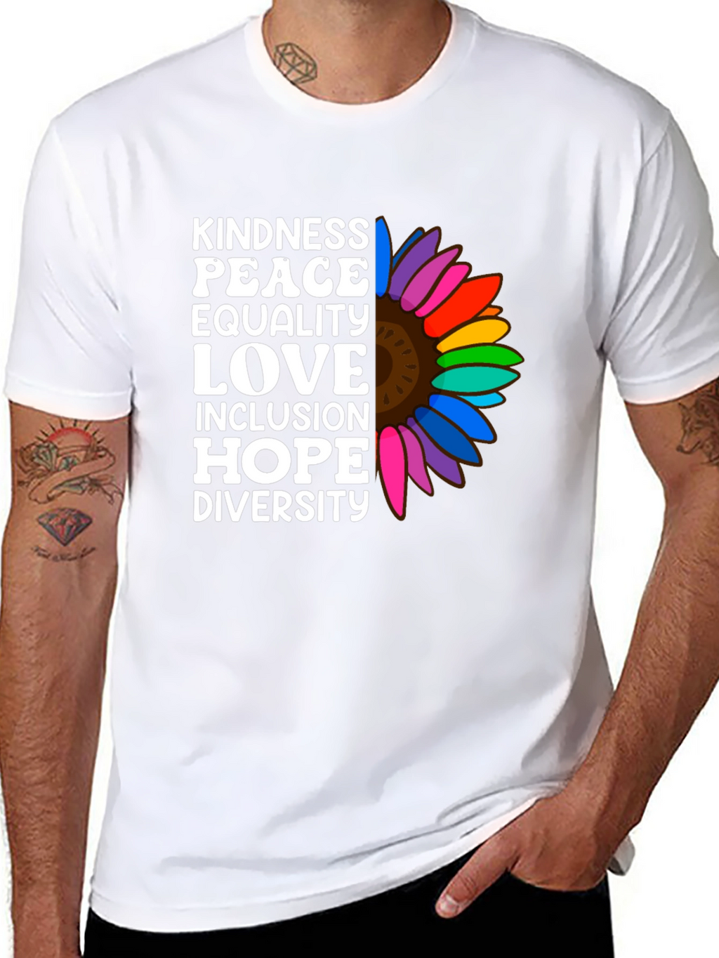 Kindness Peace Equality Love Inclusion T-Shirt