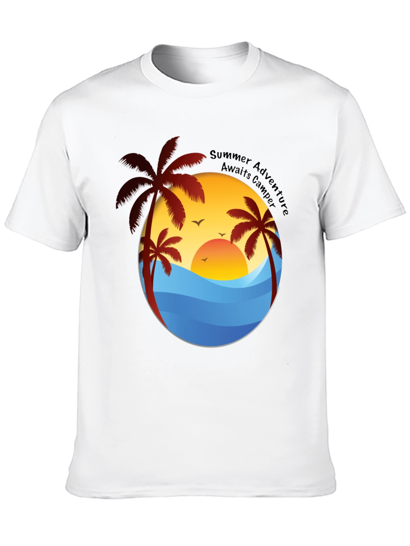 Summer Adventure Camper Graphic Tee