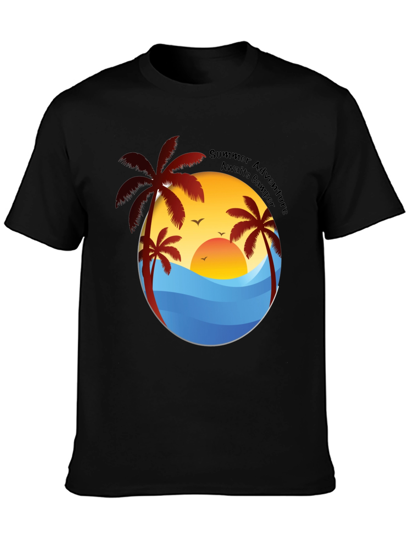 Summer Adventure Camper Graphic Tee