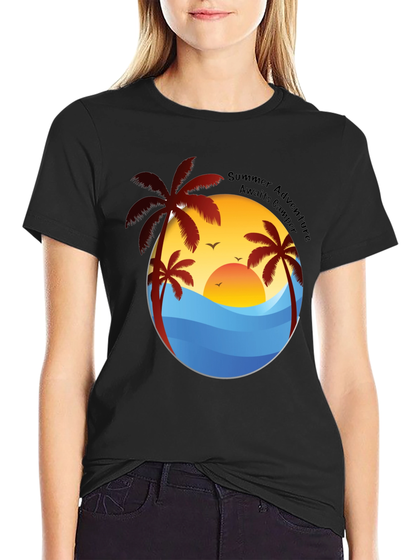Summer Adventure Camper Graphic Tee