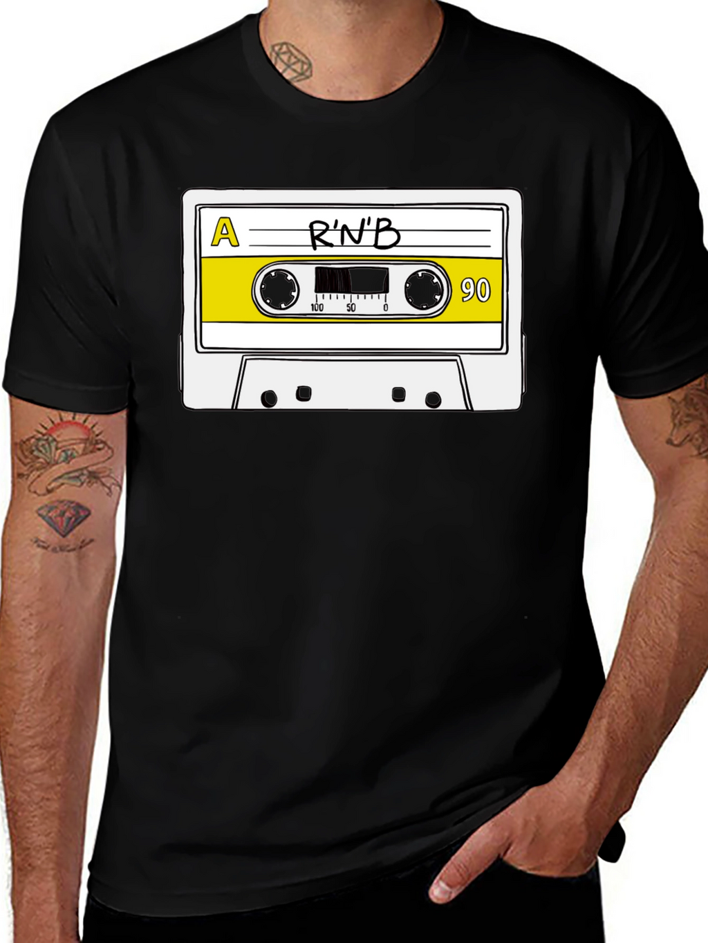 RnB Cassette Tape T-Shirt - Retro Music Tee