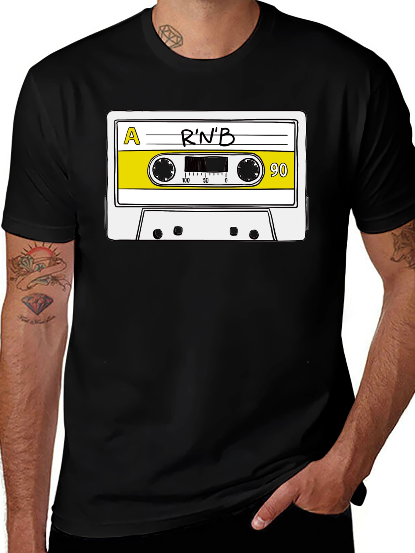 RnB Cassette Tape T-Shirt - Retro Music Tee