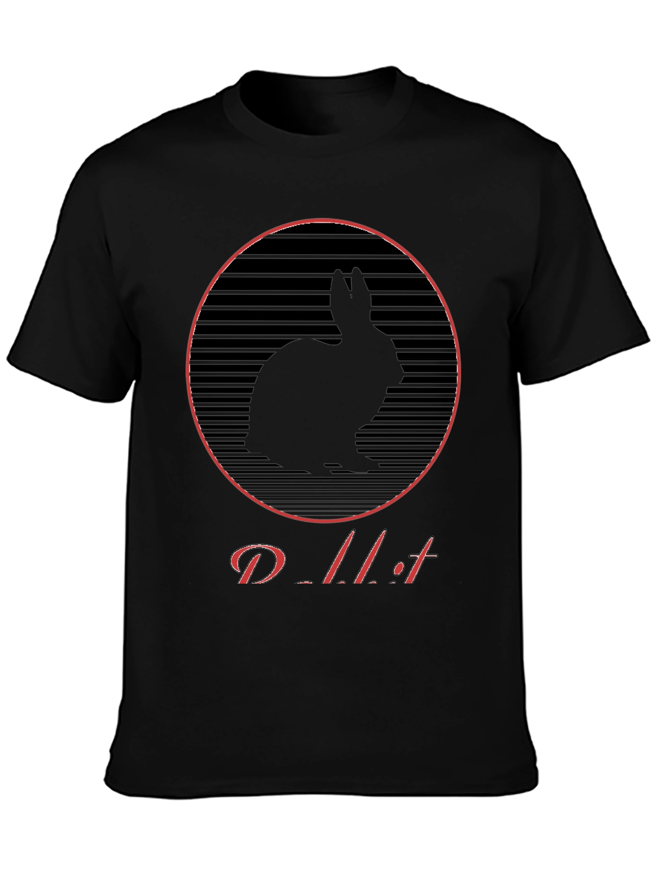 Rabbit Silhouette Graphic Tee