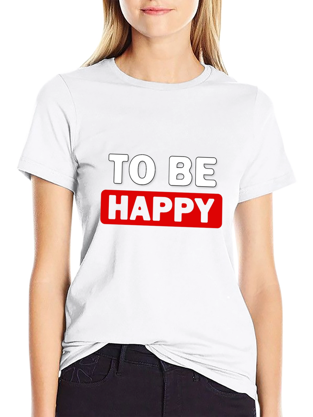 To Be Happy Graphic T-Shirt - Stylish Cotton Tee