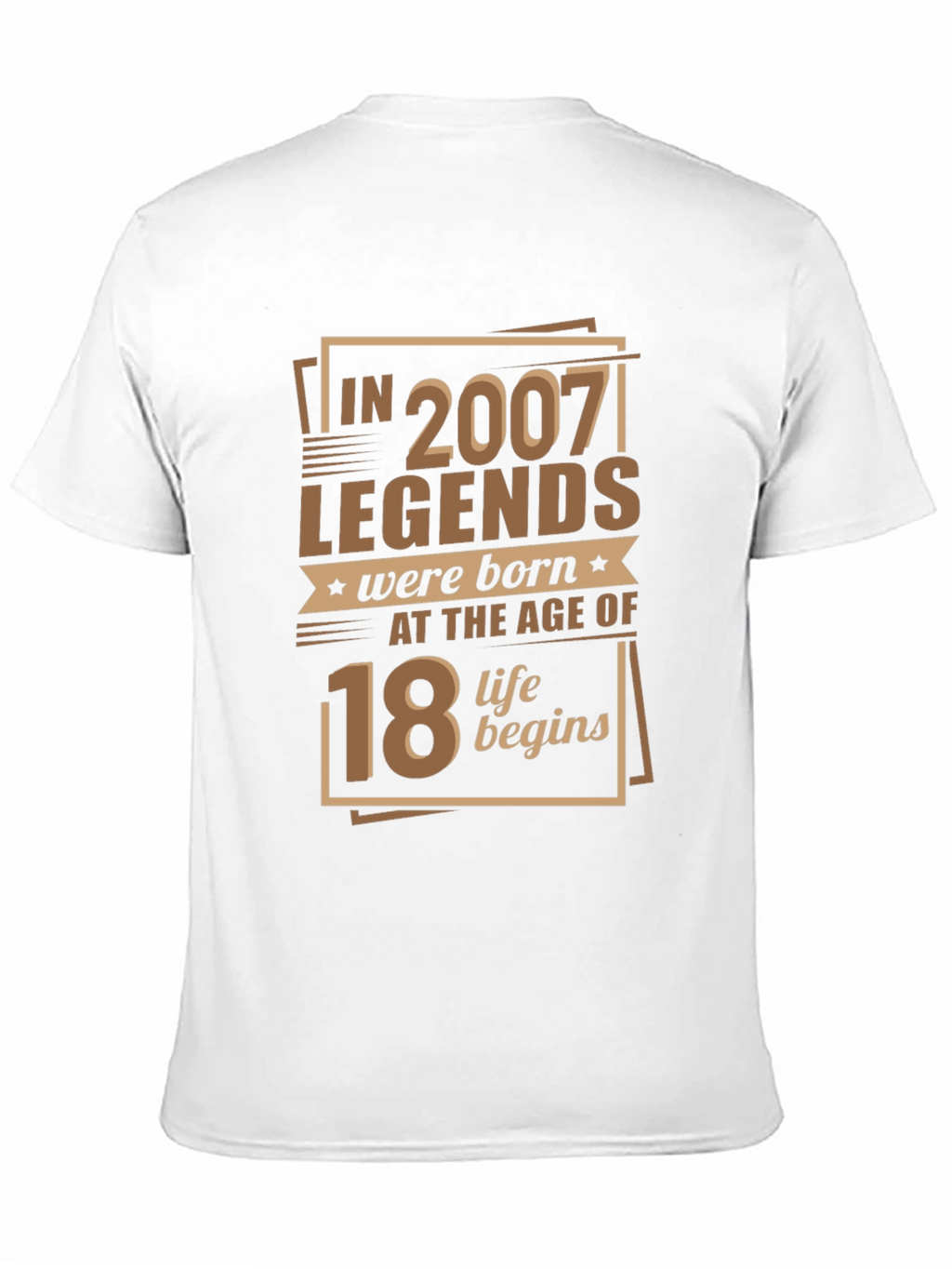 Legends Born 2007 Age 18 T-Shirt