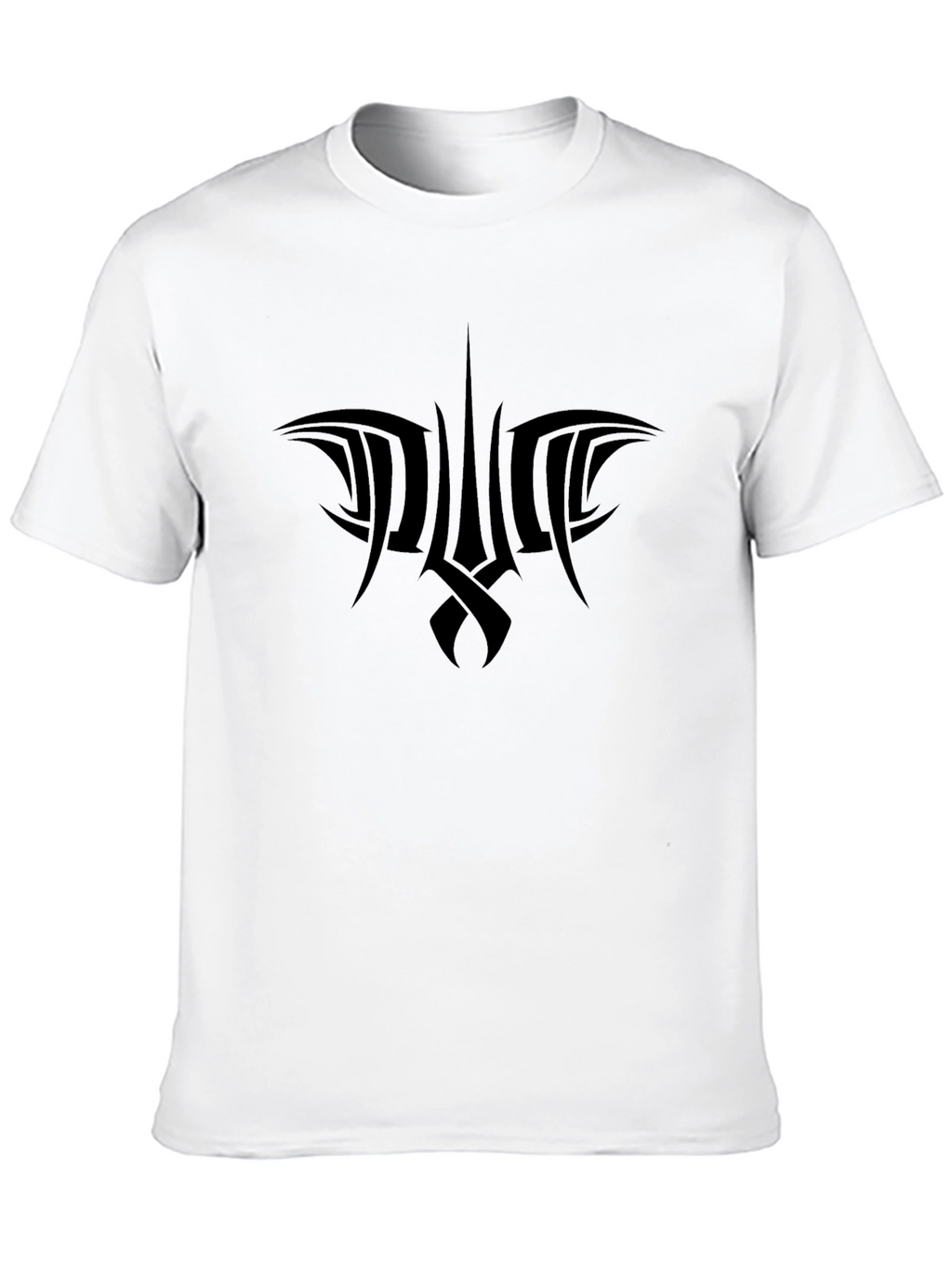 Tribal Trident Black Graphic T-Shirt