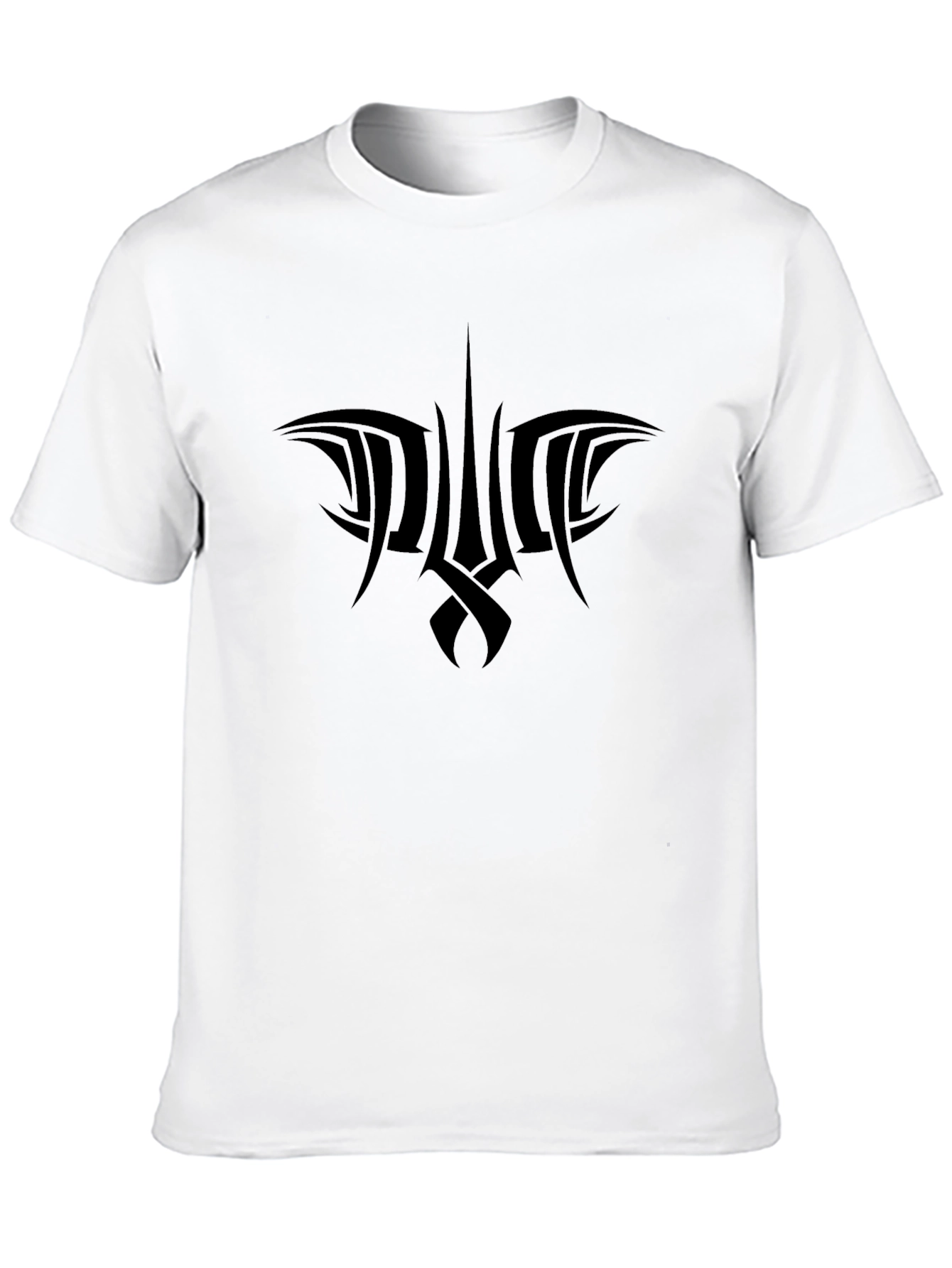Tribal Trident Black Graphic T-Shirt