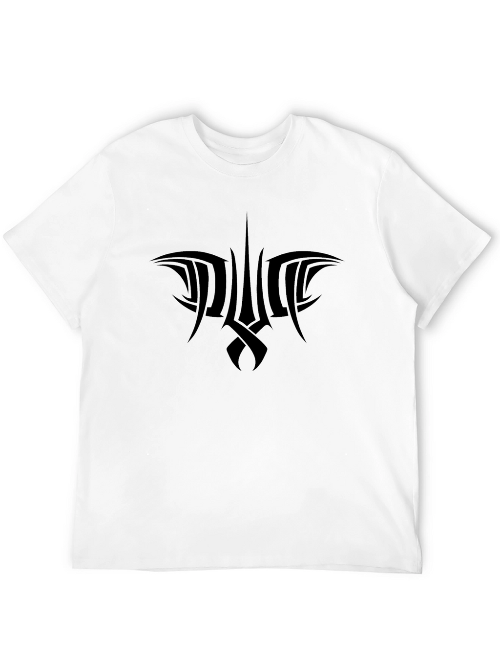 Tribal Trident Black Graphic T-Shirt