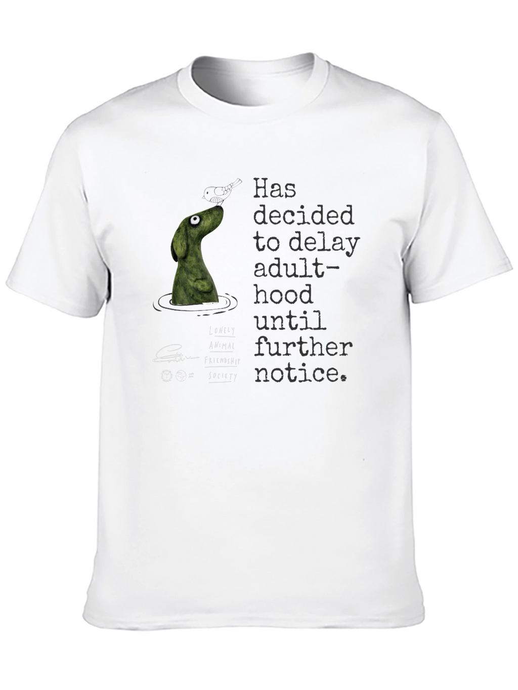 Dog Delaying Adulthood Graphic Tee