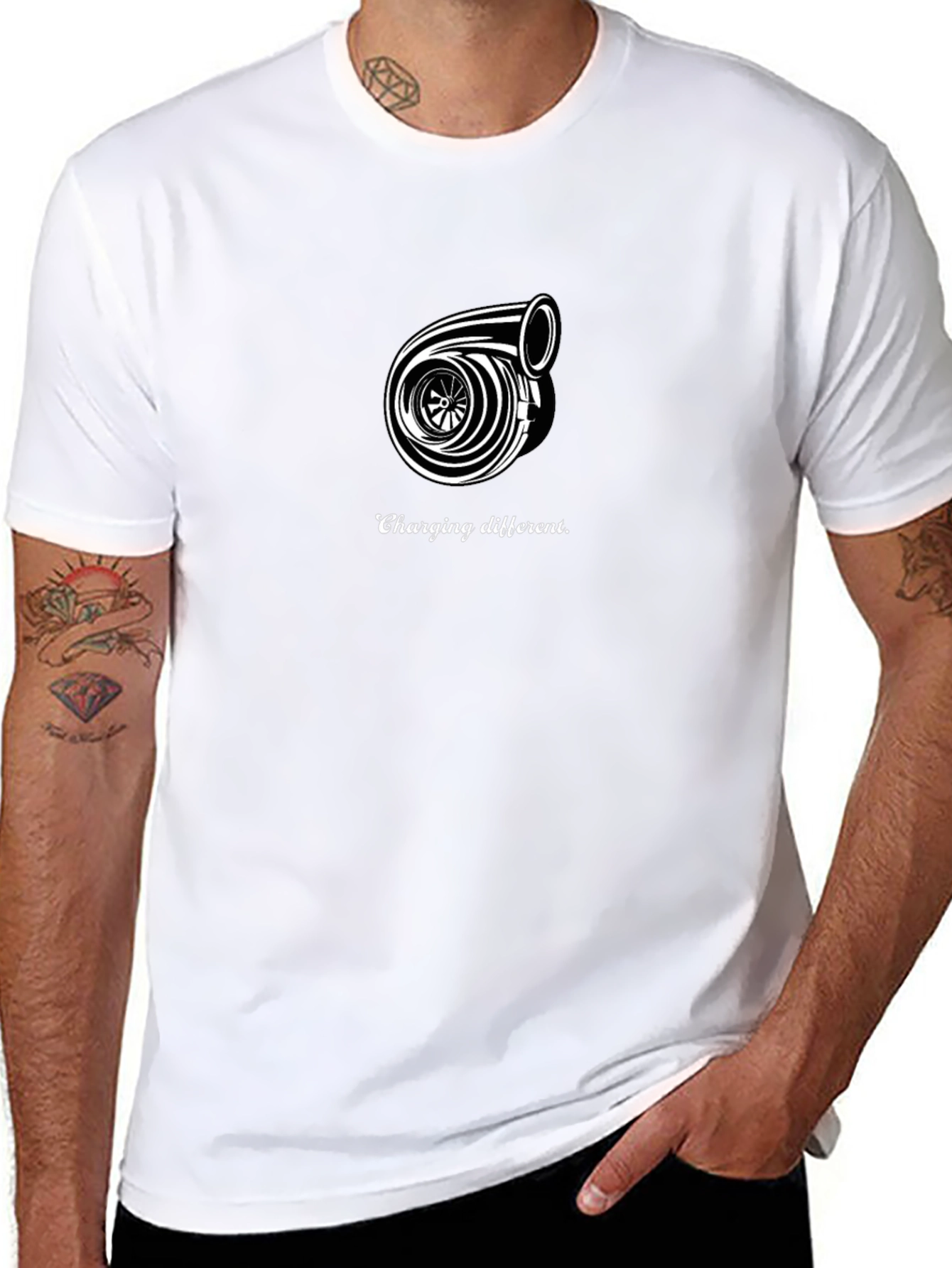 Charging Different Turbo Graphic Tee