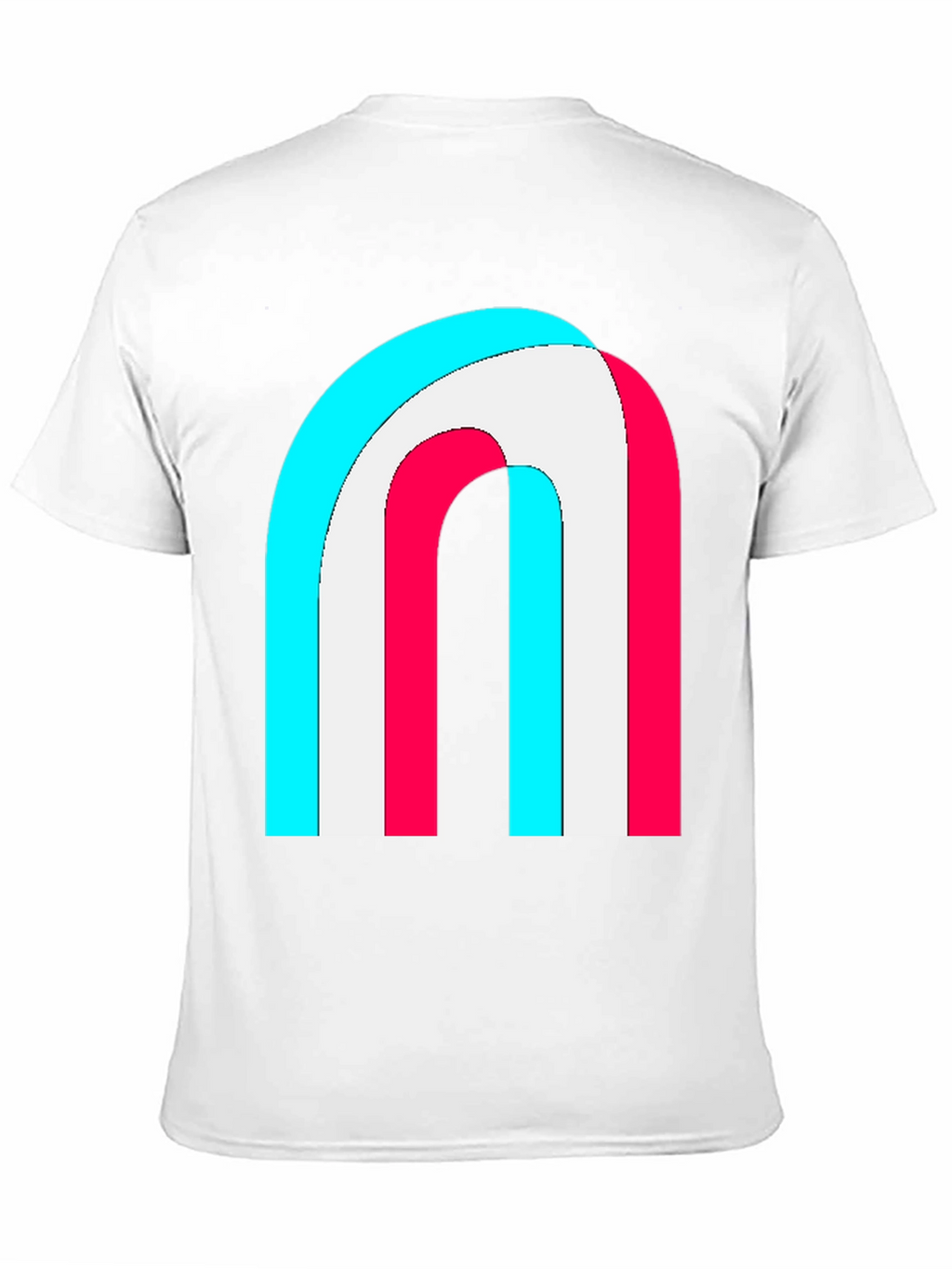 Retro Rainbow Arch Graphic Tee - Stylish Comfort