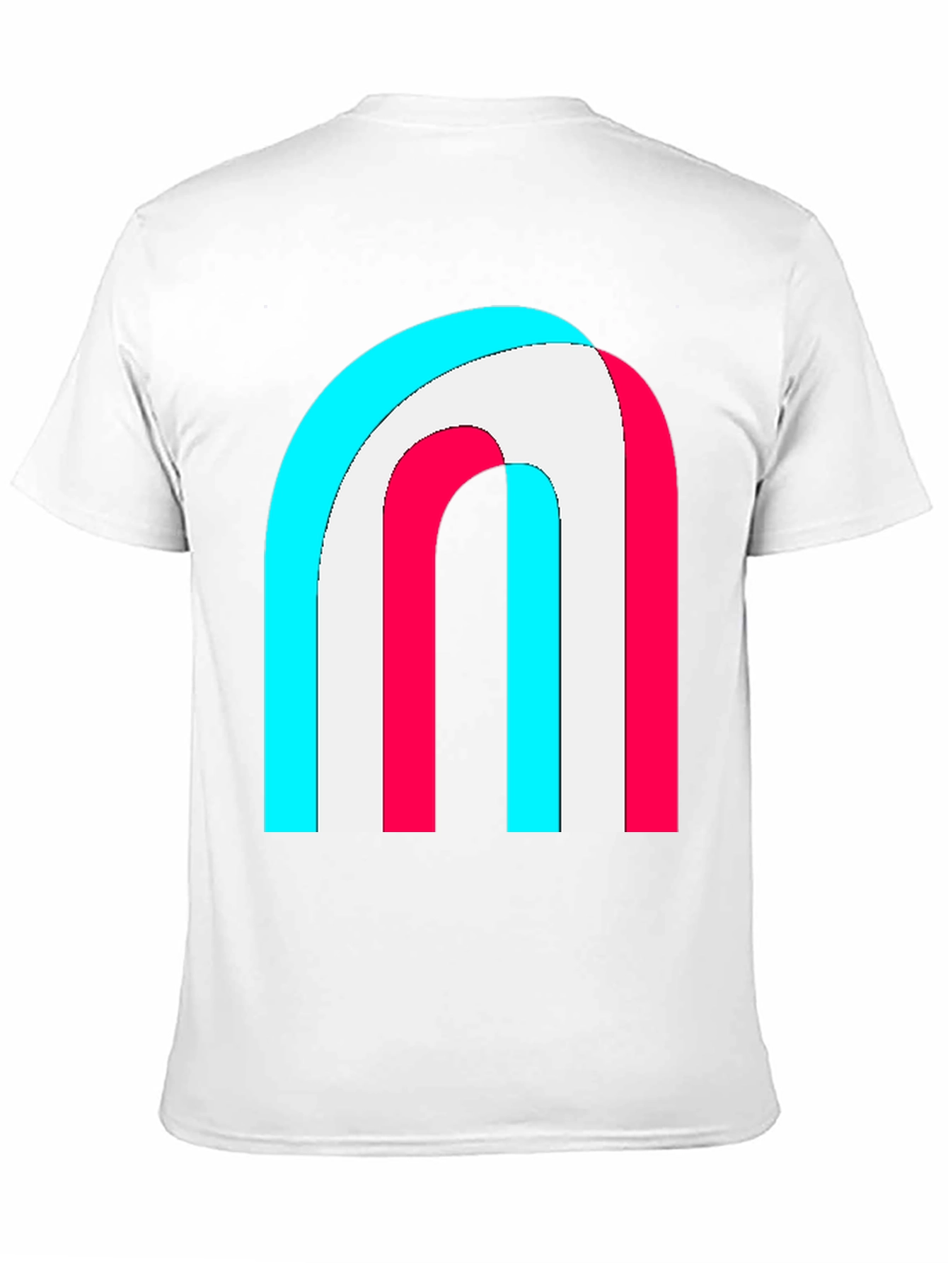Retro Rainbow Arch Graphic Tee - Stylish Comfort
