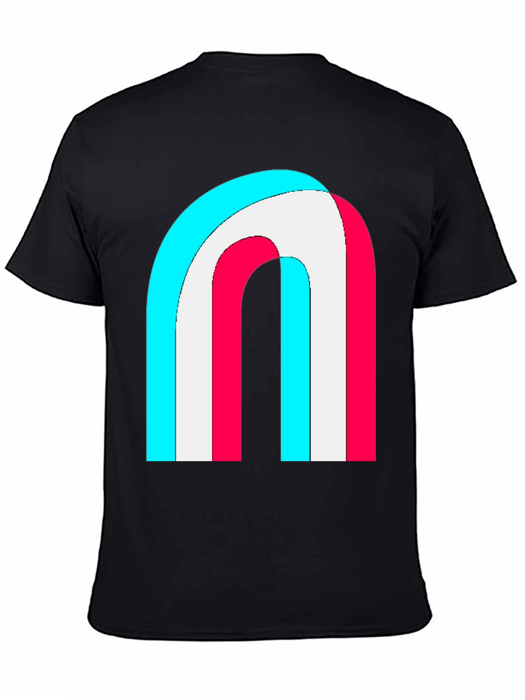 Retro Rainbow Arch Graphic Tee - Stylish Comfort