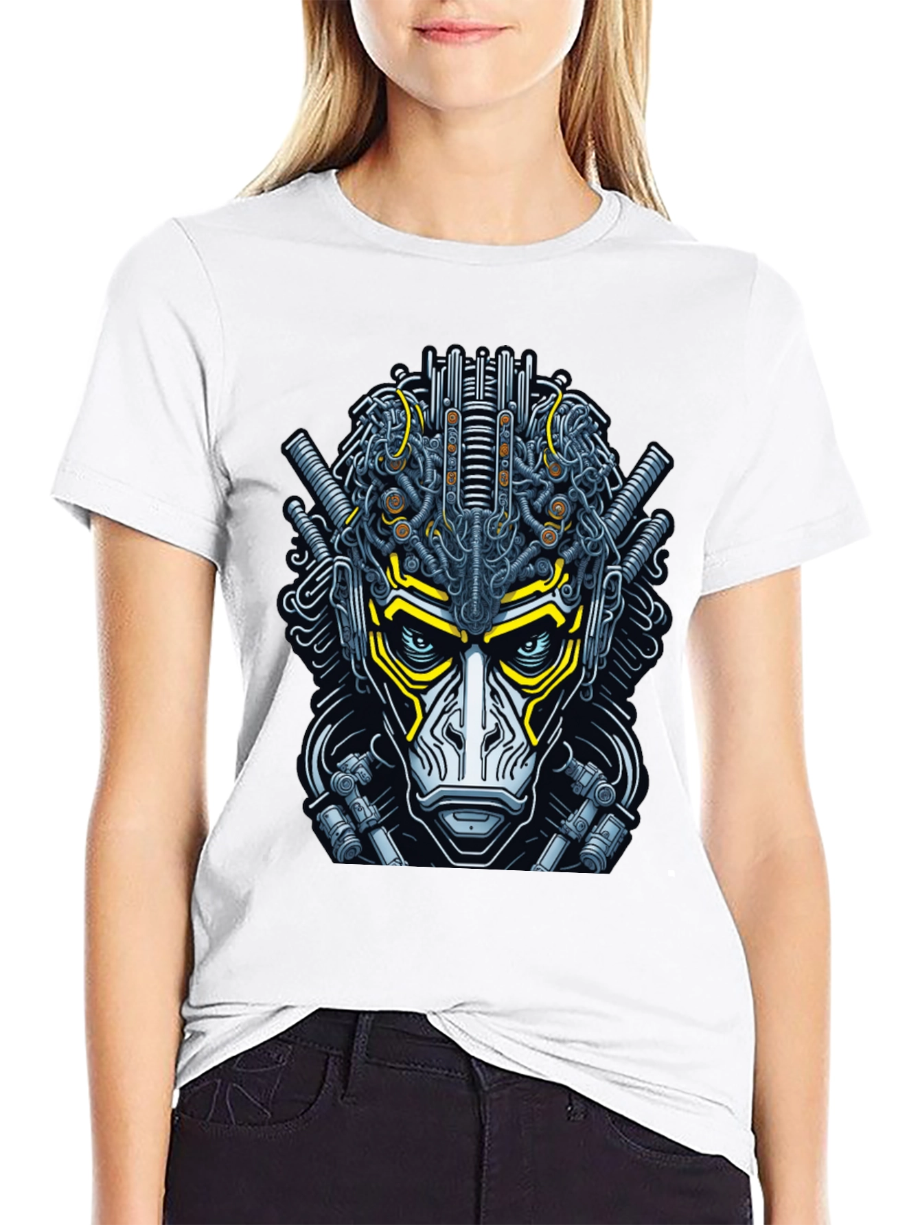 Cyberpunk Monkey Graphic Tee - Unique Streetwear