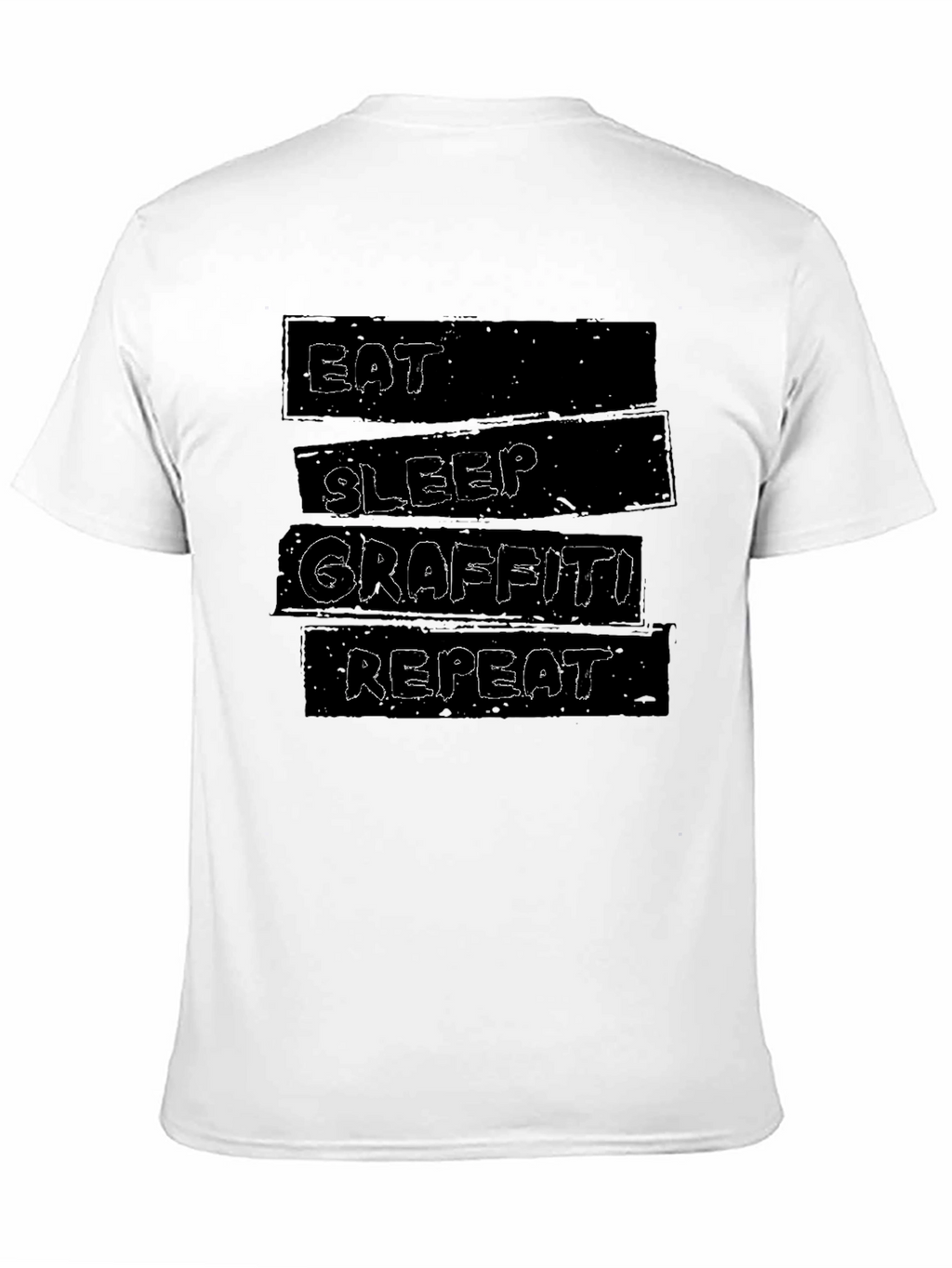 Eat Sleep Graffiti Repeat Graphic T-Shirt