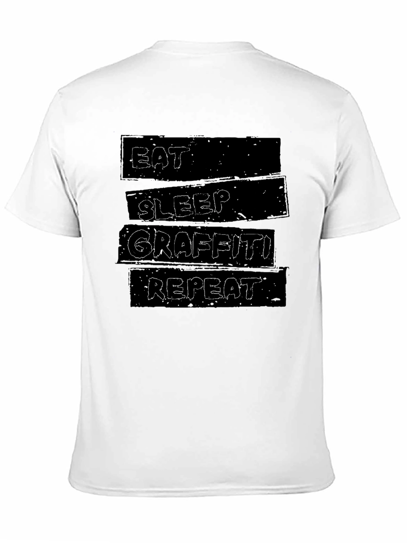 Eat Sleep Graffiti Repeat Graphic T-Shirt