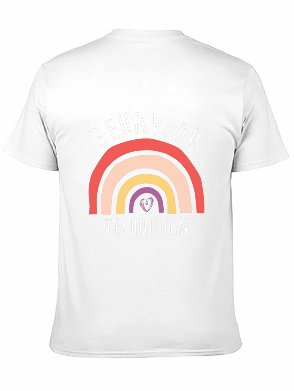 Behavior Technician Rainbow Graphic T-Shirt