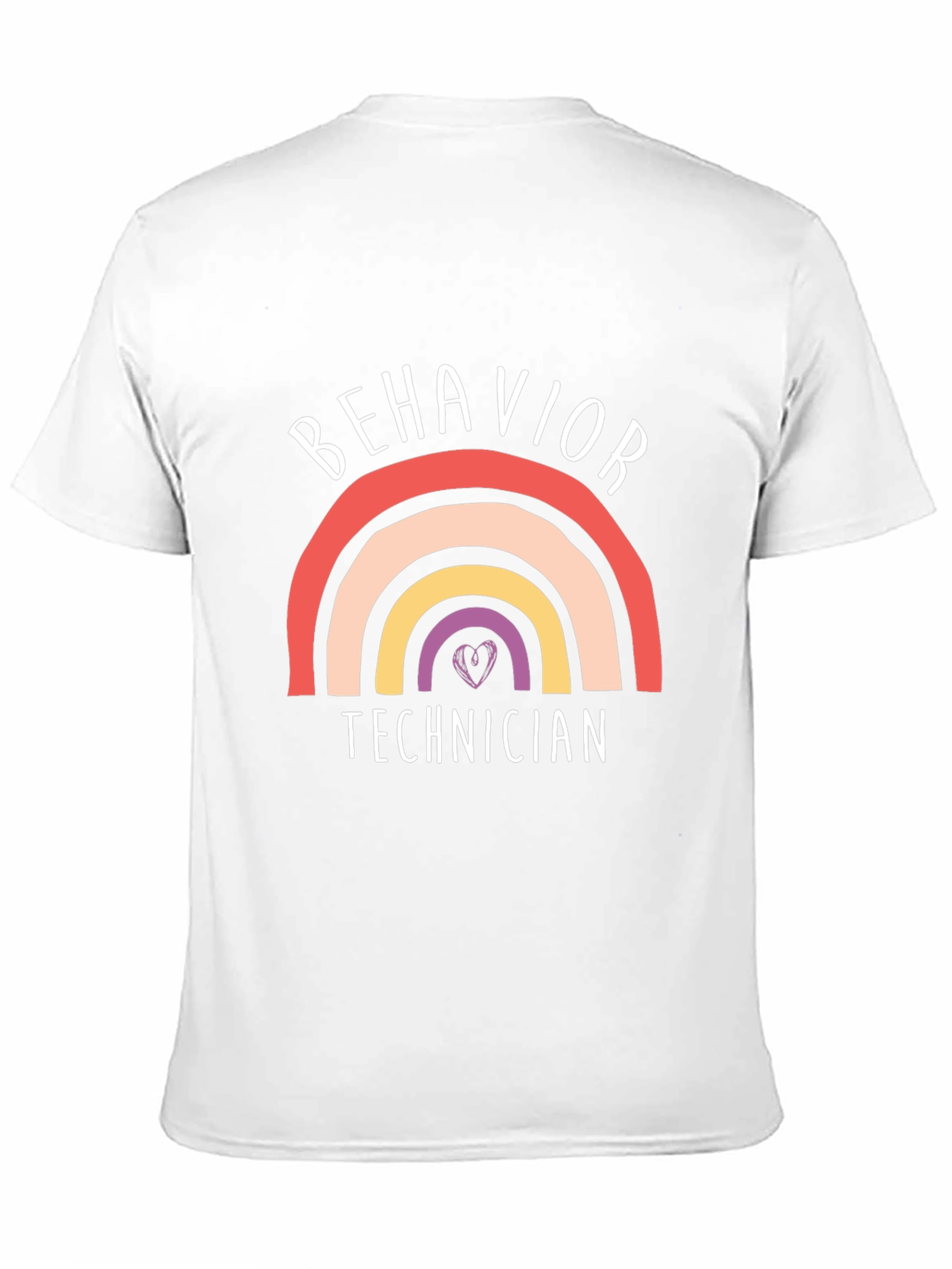 Behavior Technician Rainbow Graphic T-Shirt