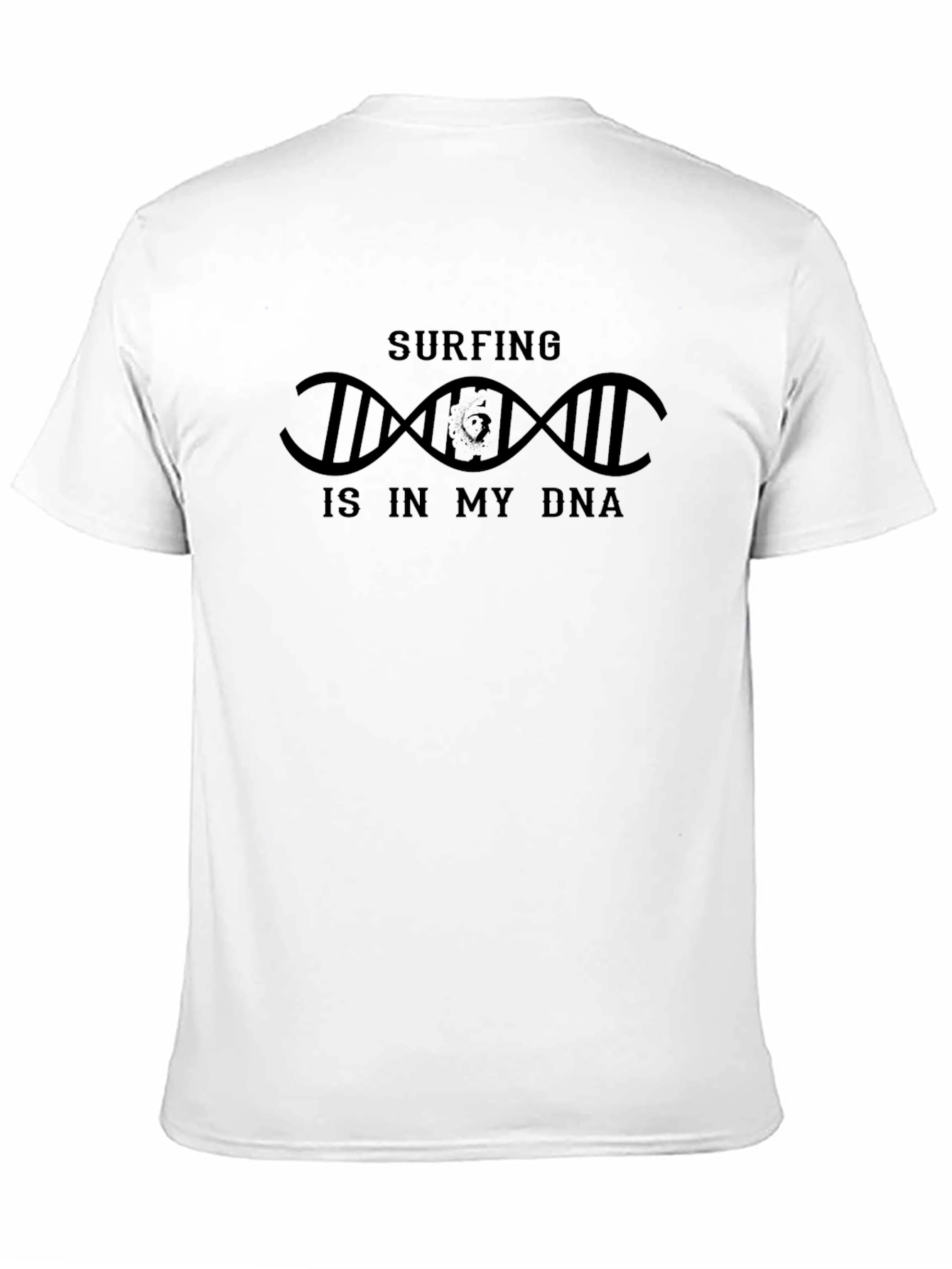 Surfing DNA Graphic Tee - Cool Surf Lifestyle Shirt