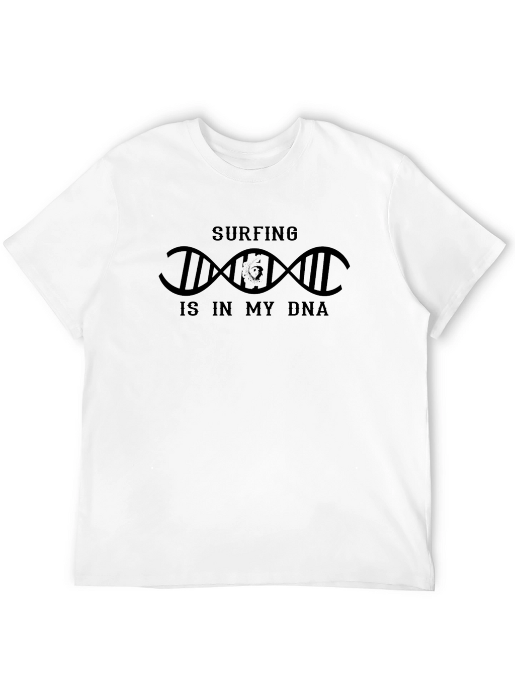 Surfing DNA Graphic Tee - Cool Surf Lifestyle Shirt