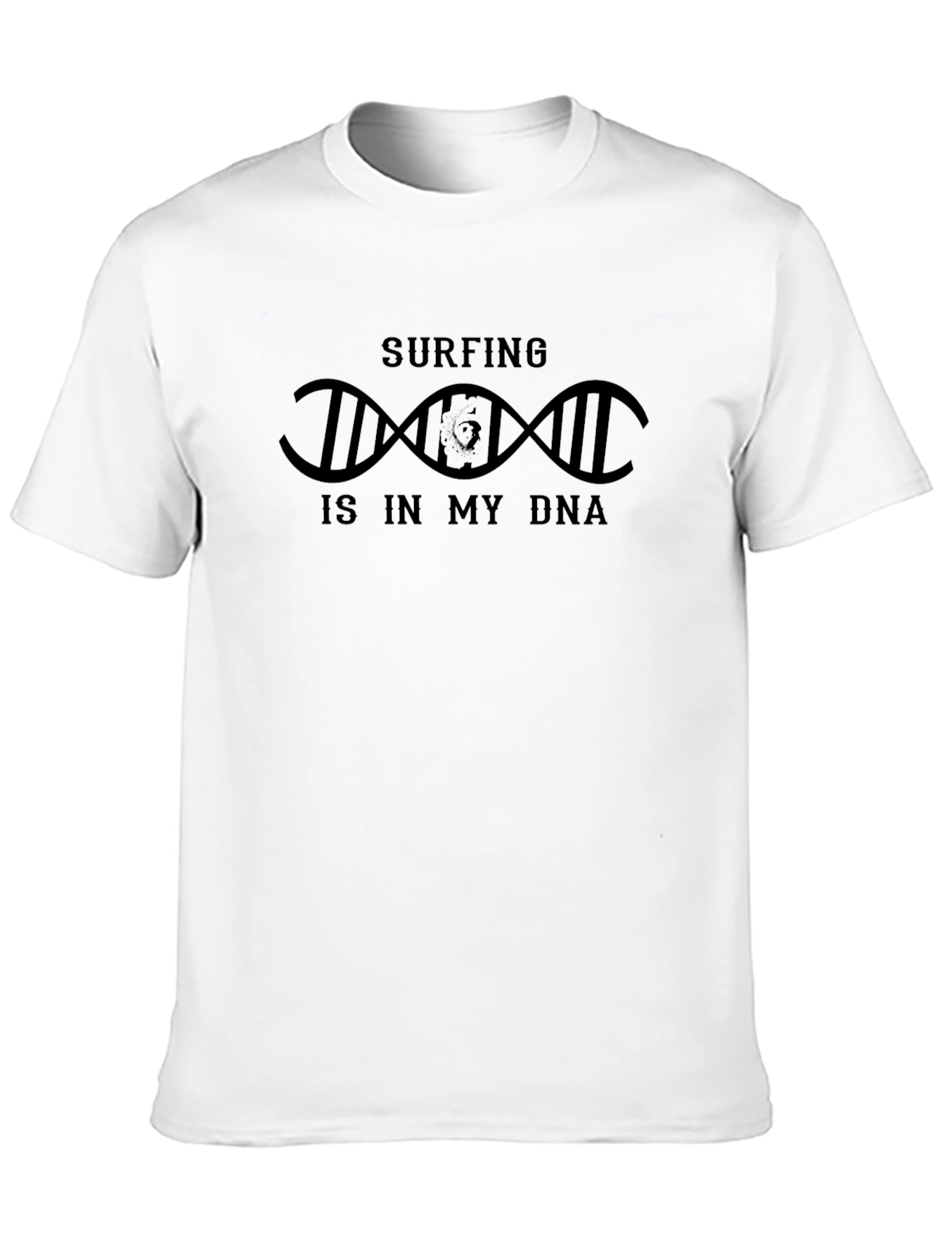 Surfing DNA Graphic Tee - Cool Surf Lifestyle Shirt