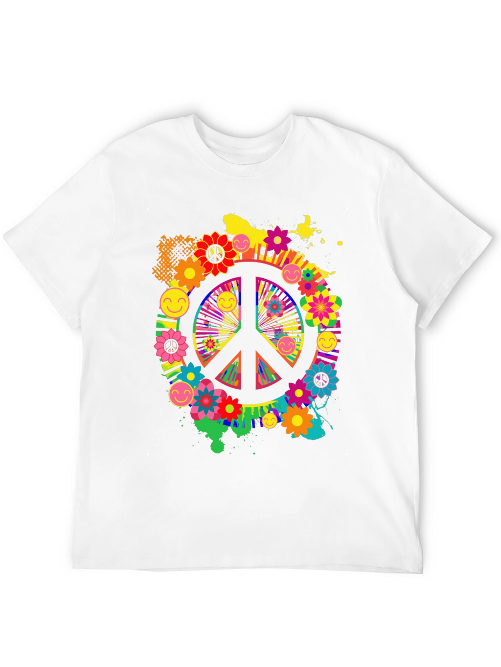 Groovy Peace Sign Graphic Tee