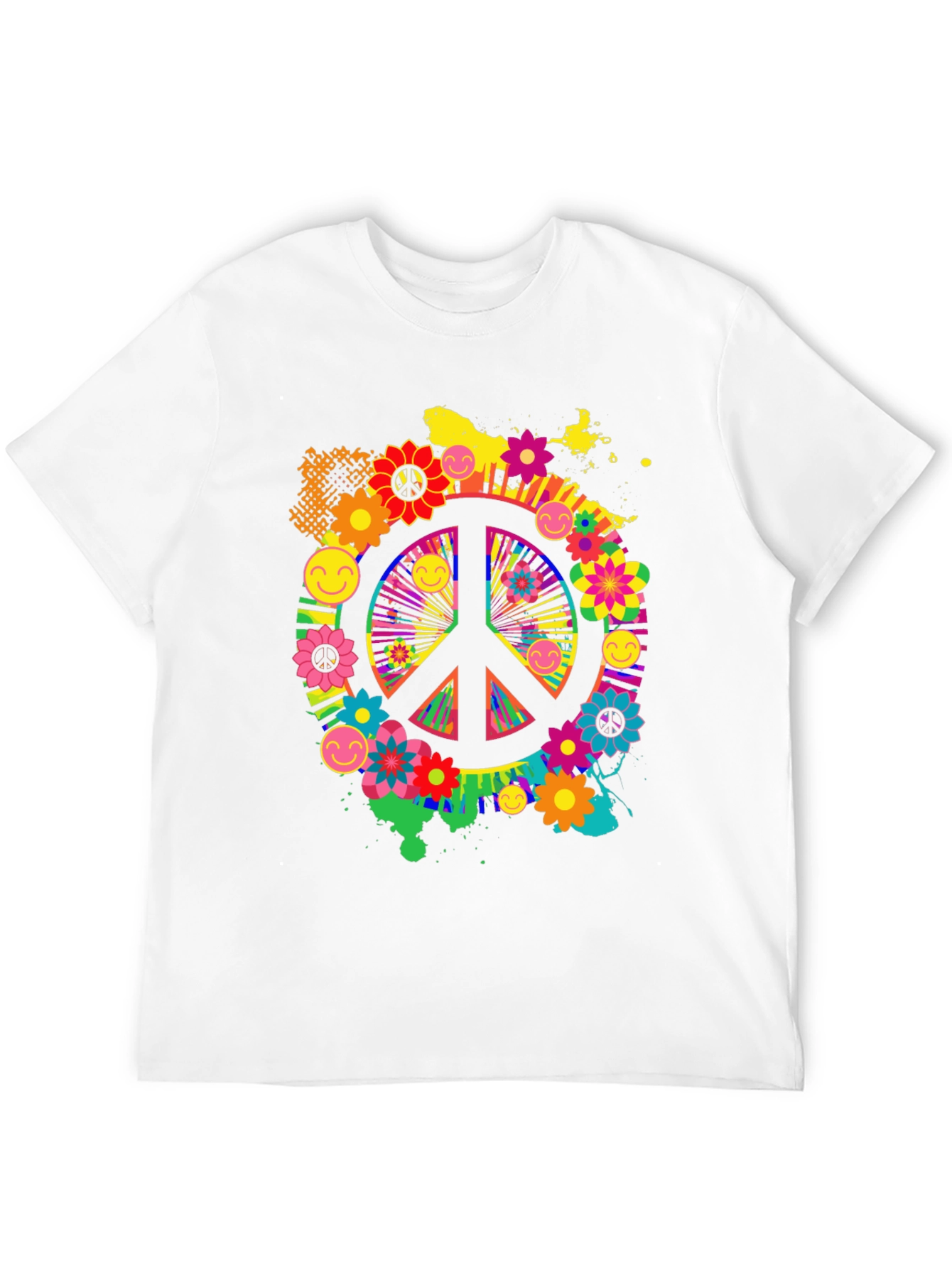 Groovy Peace Sign Graphic Tee