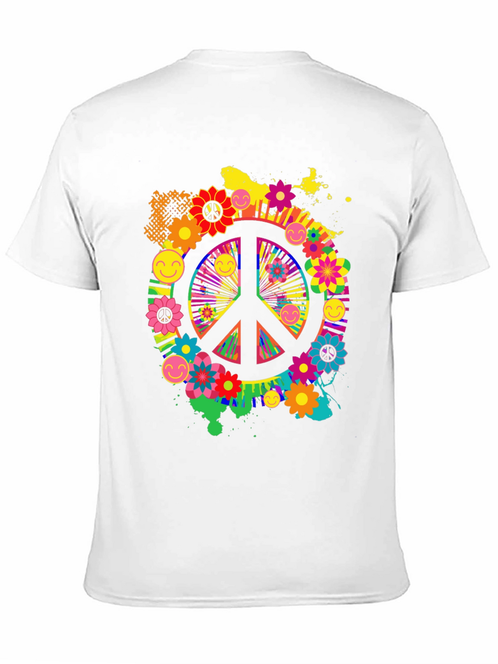 Groovy Peace Sign Graphic Tee