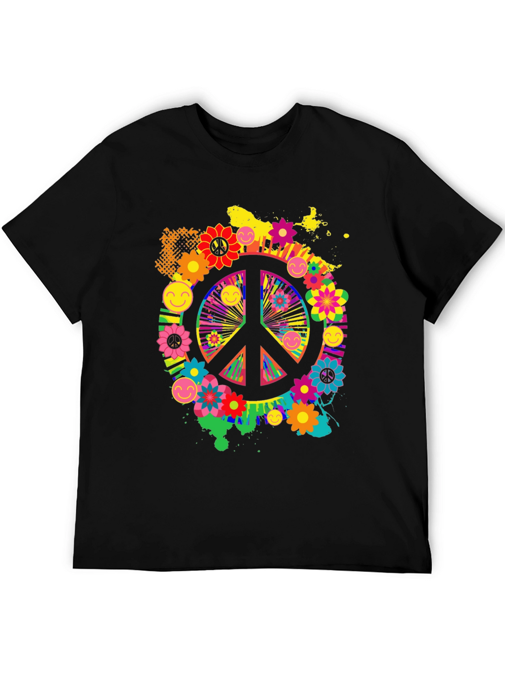 Groovy Peace Sign Graphic Tee