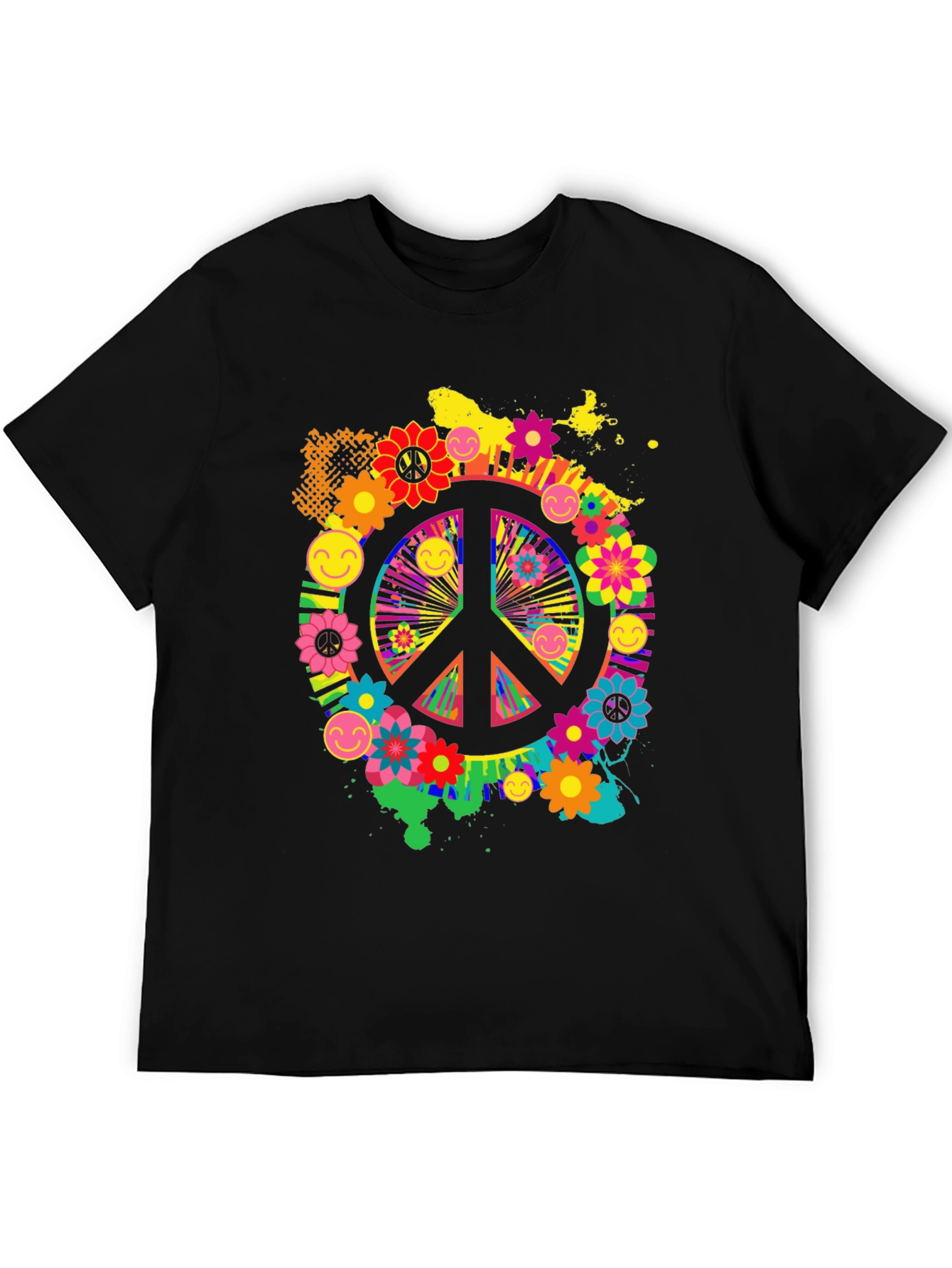 Groovy Peace Sign Graphic Tee