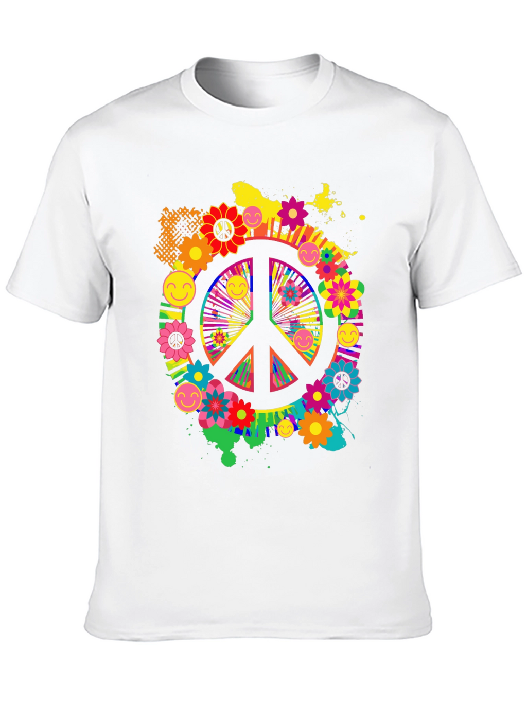 Groovy Peace Sign Graphic Tee